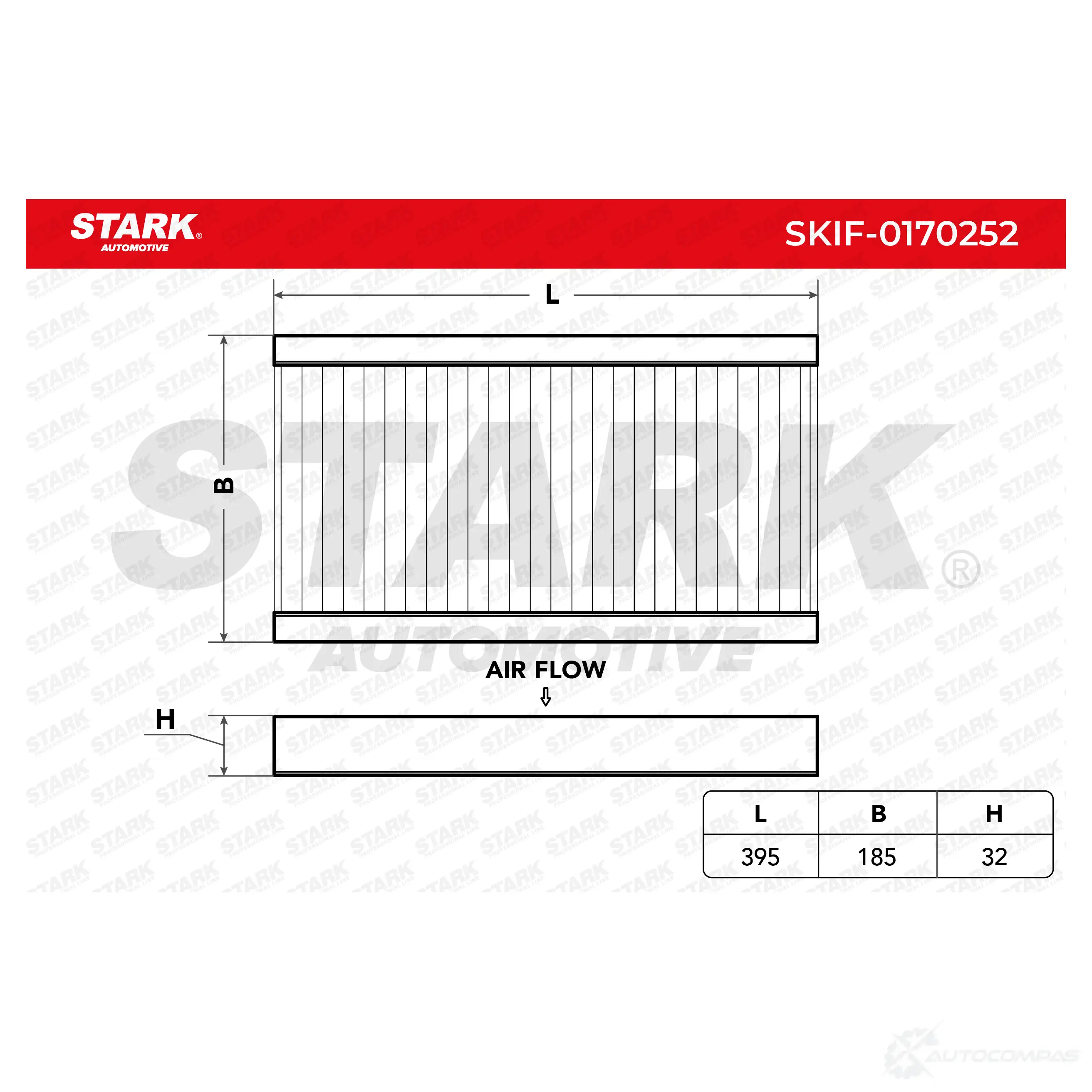 Салонный фильтр STARK 1438021183 skif0170252 1A DGK81 изображение 1