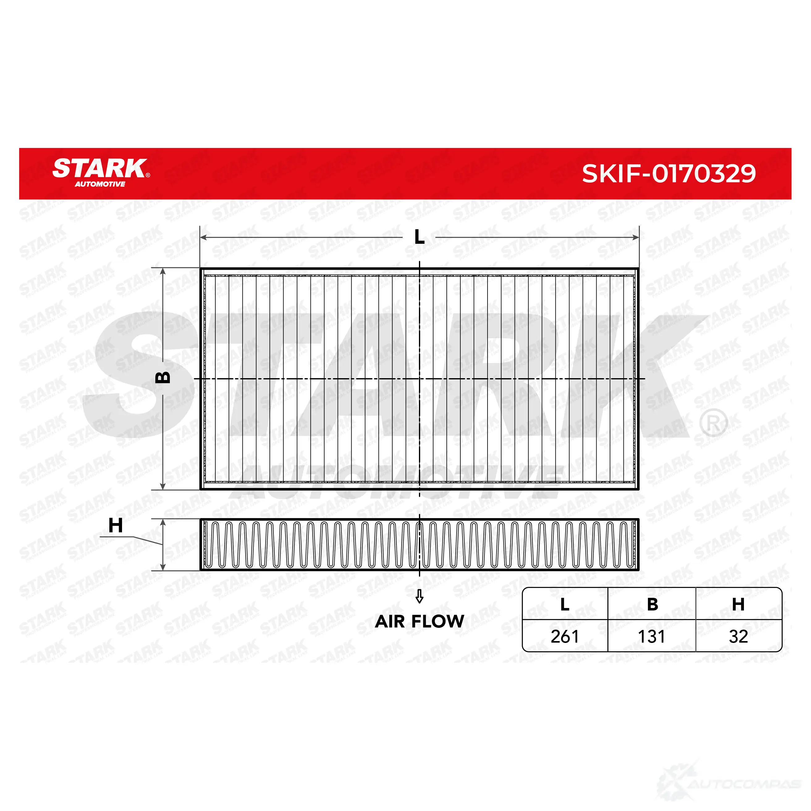 Салонный фильтр STARK skif0170329 1438021207 BBI6 3 - Изображение 1