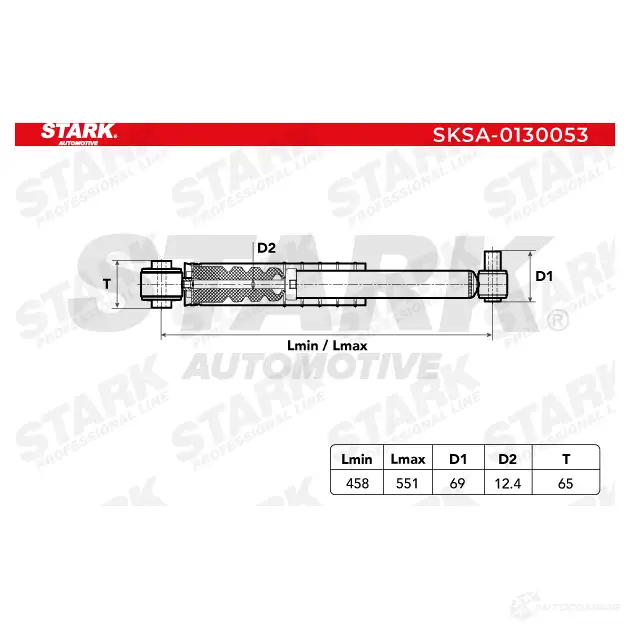 Амортизатор STARK 9I CGR 1437750802 sksa0130053 изображение 1