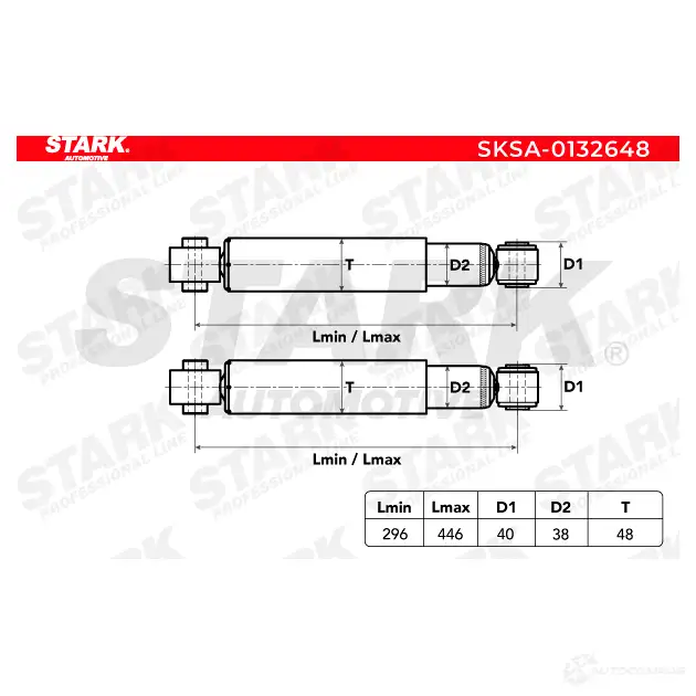 Амортизатор STARK sksa0132648 W MON8 1437749626 изображение 5