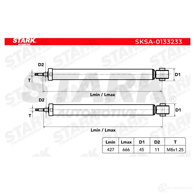 Амортизатор STARK G4Y27 6 sksa0133233 1437752847 изображение 5