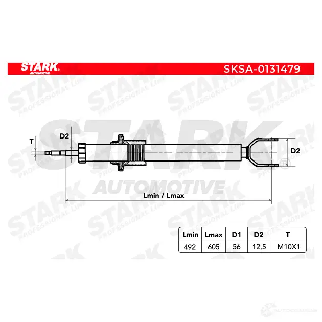 Амортизатор STARK FX HFI 1437752846 sksa0131479 изображение 1