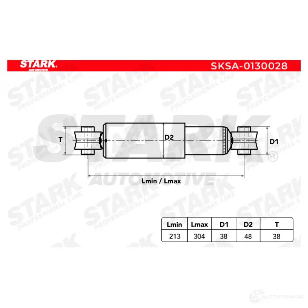Амортизатор STARK sksa0130028 QZW WX 1437748022 изображение 1