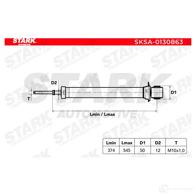 Амортизатор STARK N VG3QZP 1437751603 sksa0130863 изображение 1