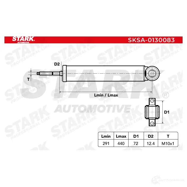 Амортизатор STARK 1437750911 sksa0130083 9 3IMB изображение 1
