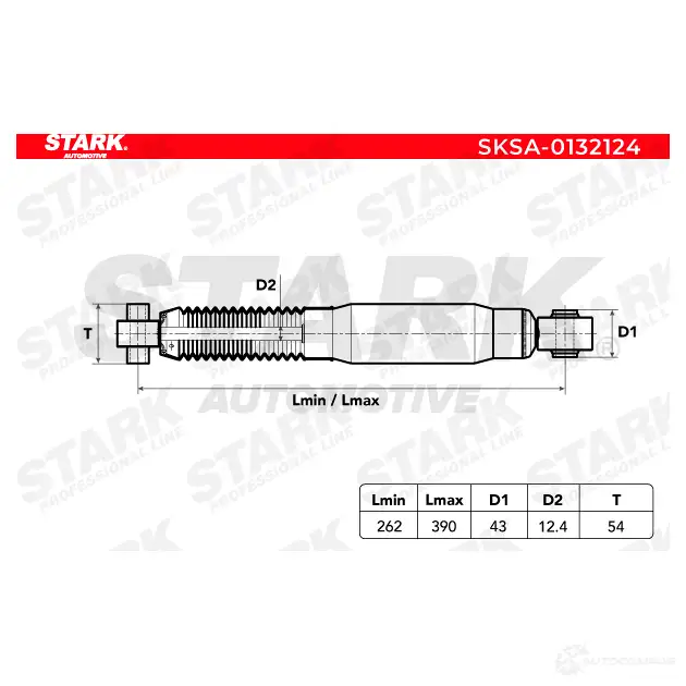 Амортизатор STARK 1437749120 sksa0132124 NR 2BZ1 изображение 6