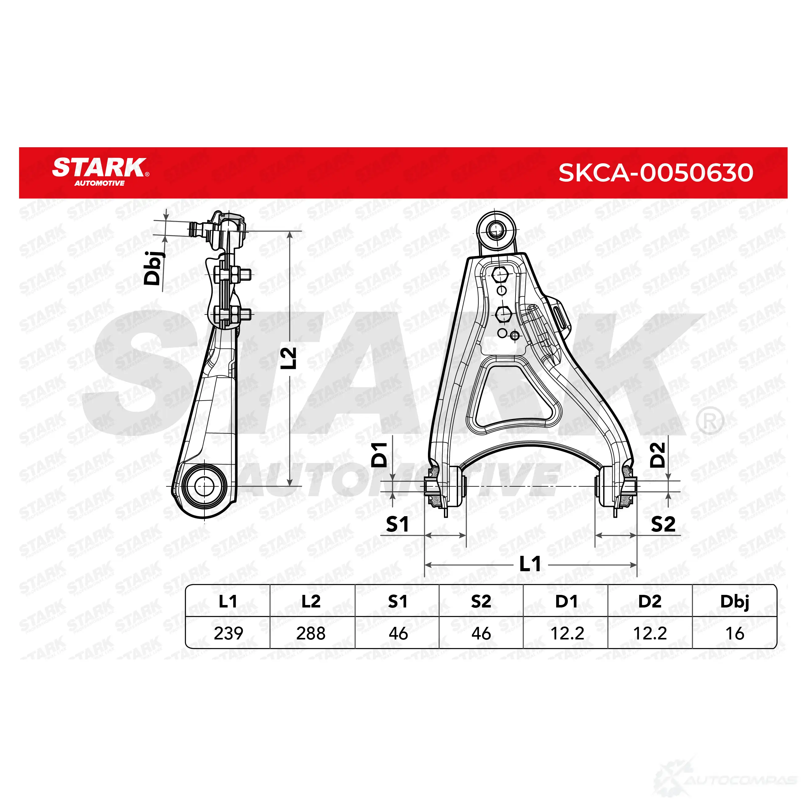 Рычаг STARK 1437790502 skca0050630 MI 1E9Z изображение 6