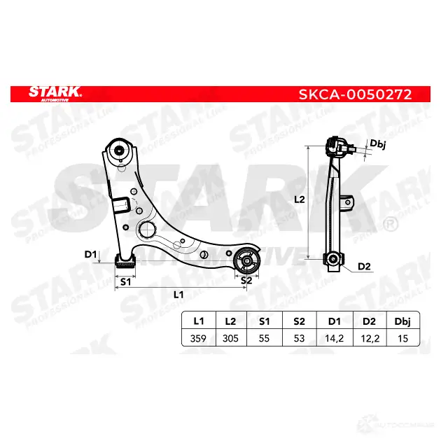 Рычаг STARK skca0050272 M BC3B 1437793403 изображение 2