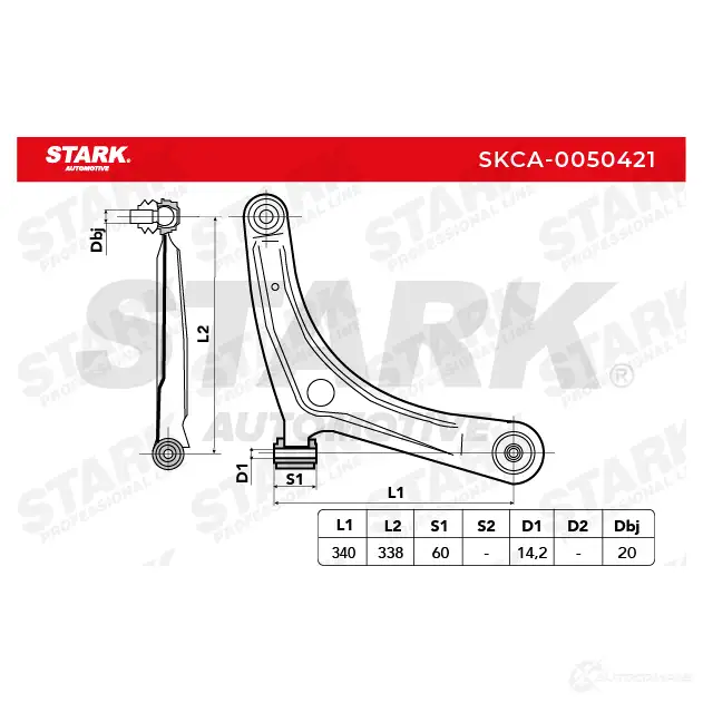 Рычаг STARK T4R CT skca0050421 1437792407 изображение 2