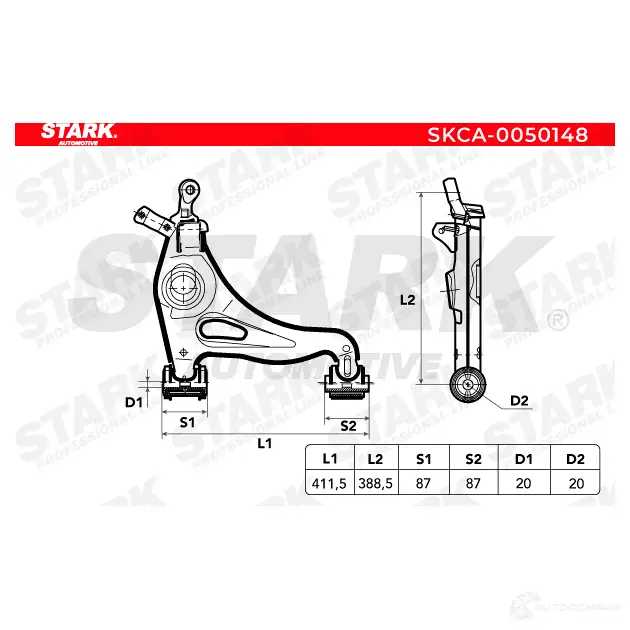 Рычаг STARK I TFR1 skca0050148 1437789669 изображение 1