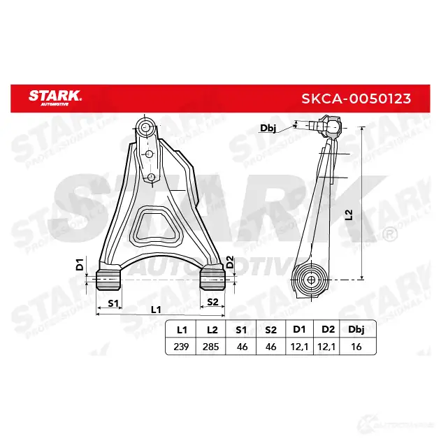 Рычаг STARK skca0050123 1437790896 RZCJ SD изображение 2