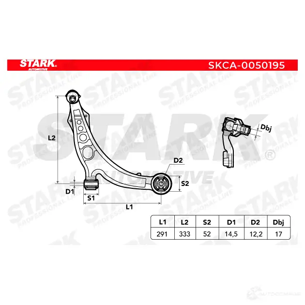 Рычаг STARK 1437793920 Z3OJ O skca0050195 изображение 6