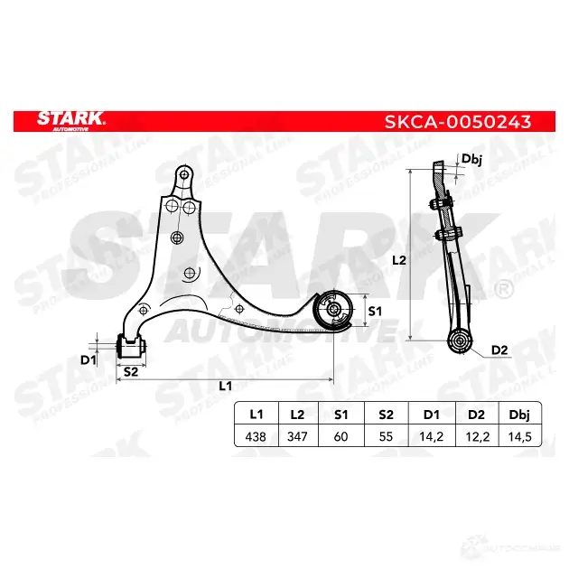 Рычаг STARK skca0050243 1437794521 FOUE U изображение 2