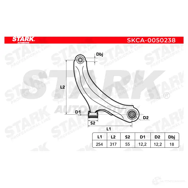 Рычаг STARK skca0050238 HCT N16 1437789052 изображение 2