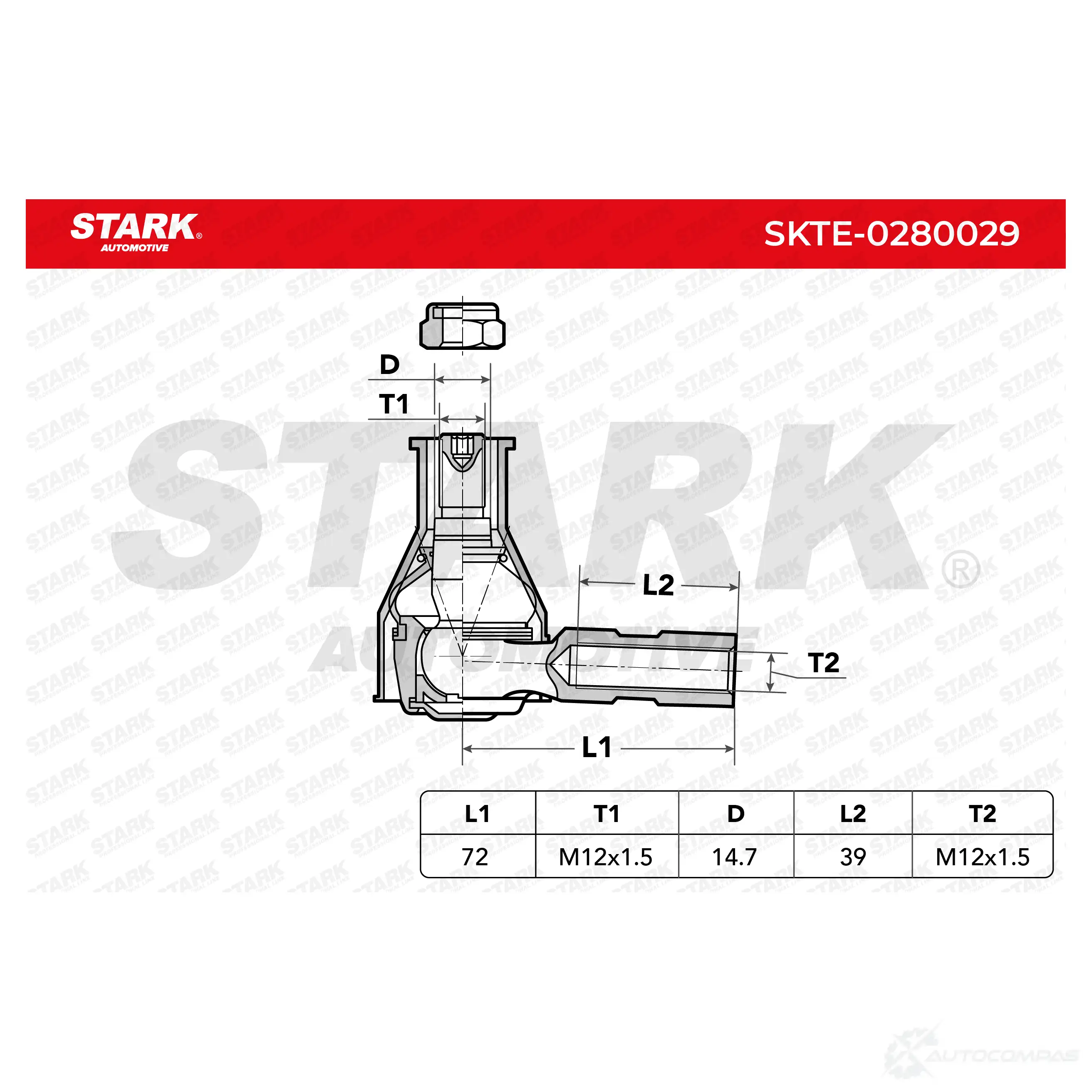 Рулевой наконечник STARK 6RHL4K M skte0280029 1437747995 изображение 2