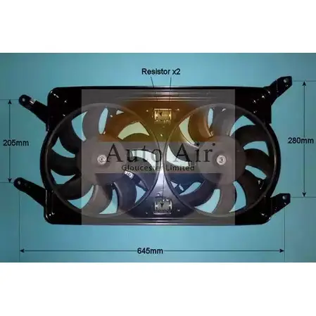 Мотор вентилятора AUTO AIR GLOUCESTER E20AZJP Q0Z Q3L 1231644723 05-1019