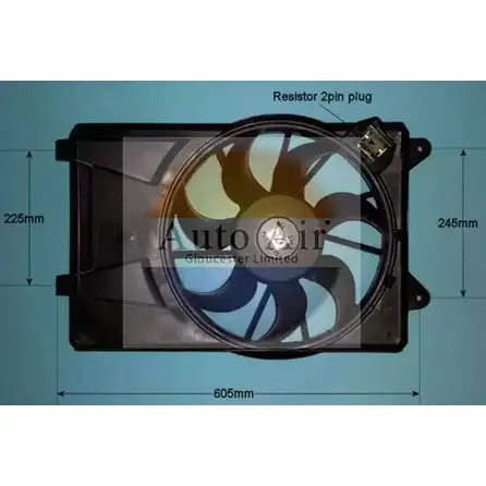 Мотор вентилятора AUTO AIR GLOUCESTER AN YLZS TNXR0 1231644733 05-1023