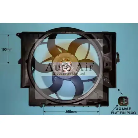 Мотор вентилятора AUTO AIR GLOUCESTER 1C 8L8H 05-1039 1231644797 190LS0V изображение 0
