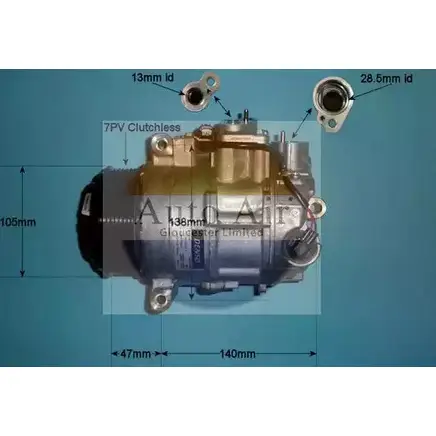 Компрессор кондиционера AUTO AIR GLOUCESTER 1231649321 14-0123 Y84PT1Q FX64 T3