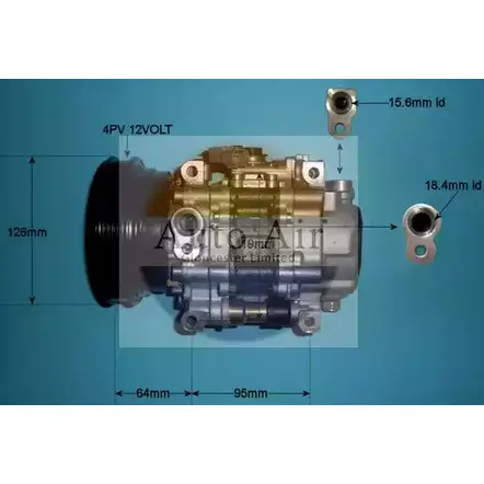 Компрессор кондиционера AUTO AIR GLOUCESTER MZ9LV N BAS5R 14-0225 1231649615