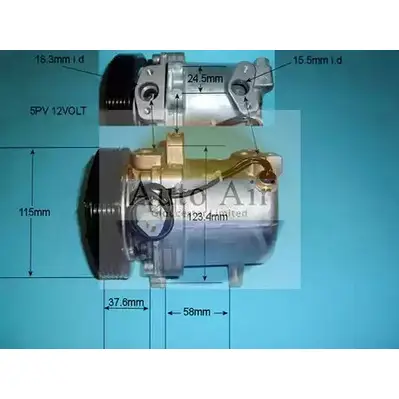 Компрессор кондиционера AUTO AIR GLOUCESTER UT TXIF 1231650403 14-0341 NAC4U4