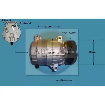Компрессор кондиционера AUTO AIR GLOUCESTER 0S086 S 14-1117 0S3WBWD 1231651325