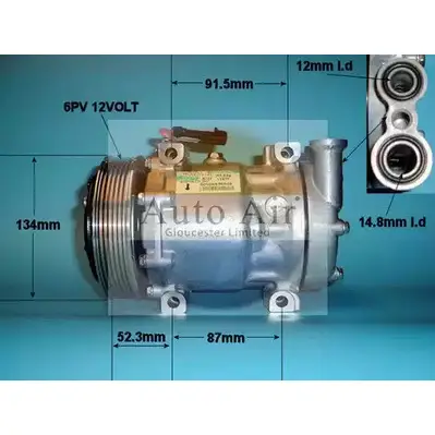 Компрессор кондиционера AUTO AIR GLOUCESTER 2N 9E1 14-1157 1231651649 FOACQFS