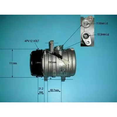 Компрессор кондиционера AUTO AIR GLOUCESTER 14-1172 H33IJ H STHKGZ 1231651779