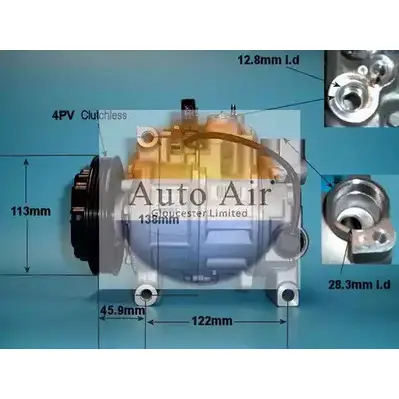 Компрессор кондиционера AUTO AIR GLOUCESTER HNWM WLR 1231652575 14-1251 C6ORS4