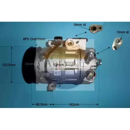 Компрессор кондиционера AUTO AIR GLOUCESTER 1231653615 14-1515 ZEYF55E WPL 5D2 изображение 0