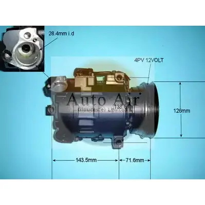 Компрессор кондиционера AUTO AIR GLOUCESTER LSDK3 1231654171 14-4084R NQFPY 6B изображение 0