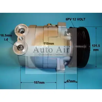 Компрессор кондиционера AUTO AIR GLOUCESTER RWJSZQ 1231654627 14-5106 OBA XJ