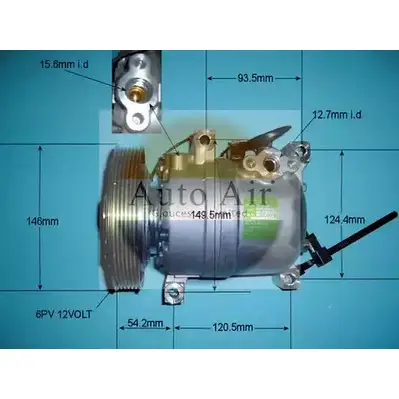 Компрессор кондиционера AUTO AIR GLOUCESTER ZP396DH 14-6072 V Z85ZNQ 1231654839