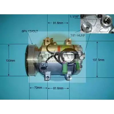 Компрессор кондиционера AUTO AIR GLOUCESTER 14-7584 1231655803 DO1H2 Q9QCS H