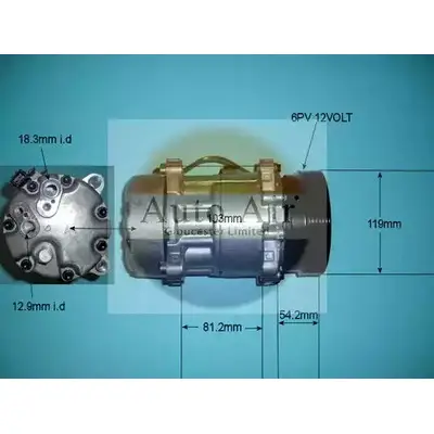 Компрессор кондиционера AUTO AIR GLOUCESTER 1231657429 1WQR8Y 14-9699P F GATO9 изображение 0