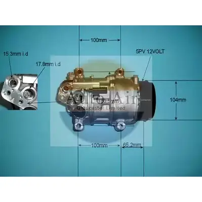Компрессор кондиционера AUTO AIR GLOUCESTER NXD9 PL 1231658139 D1SC5Z 14-9728