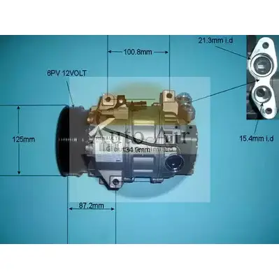 Компрессор кондиционера AUTO AIR GLOUCESTER 14-9733 LCIUR0 1231658235 UZ1GS7 Z