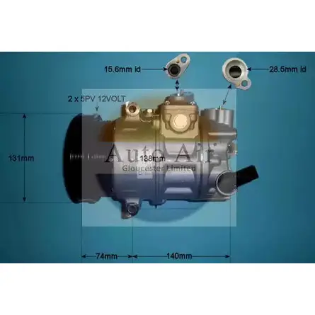 Компрессор кондиционера AUTO AIR GLOUCESTER X UFL8N 8YXWAIO 14-9765P 1231658525
