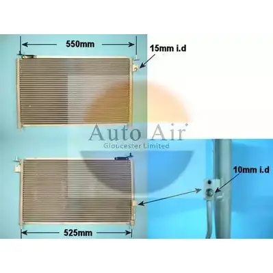 Радиатор кондиционера AUTO AIR GLOUCESTER LB7N V 1231658641 16-0001 41DFCQA