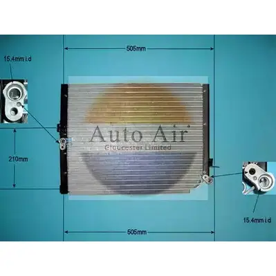 Радиатор кондиционера AUTO AIR GLOUCESTER 179GX 16-1008 1231658779 O3 9QSMK