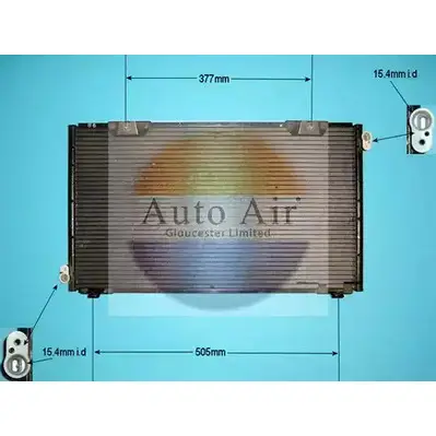 Радиатор кондиционера AUTO AIR GLOUCESTER DL T6QD 1231658781 16-1009 2J3FZW изображение 0