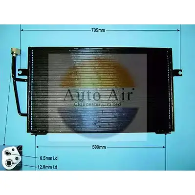 Радиатор кондиционера AUTO AIR GLOUCESTER 3 XOIR H98IF 16-1036 1231658885 изображение 0