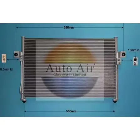 Радиатор кондиционера AUTO AIR GLOUCESTER 1231659131 16-1063 AO1 DT LVMUW