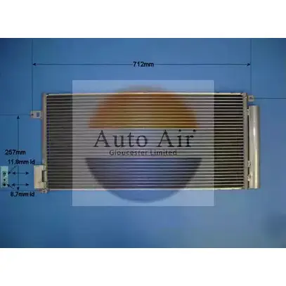 Радиатор кондиционера AUTO AIR GLOUCESTER HGXOV CY 1231659155 16-1066 H972GU изображение 0