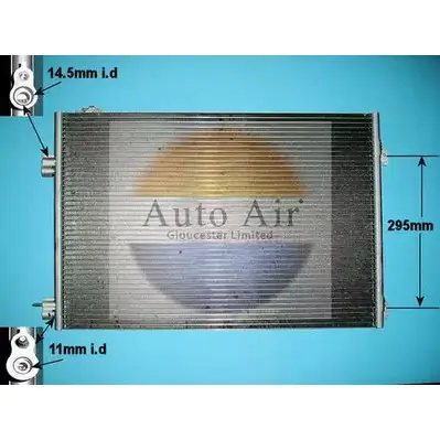 Радиатор кондиционера AUTO AIR GLOUCESTER 16-1071 1231659201 6 SWDN FS064ZT