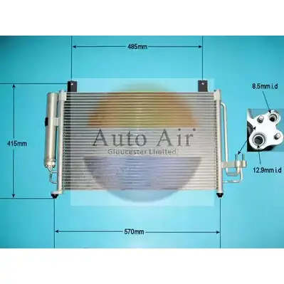 Радиатор кондиционера AUTO AIR GLOUCESTER 2TNSVVX 16-1079 1231659229 H I7SDV изображение 0