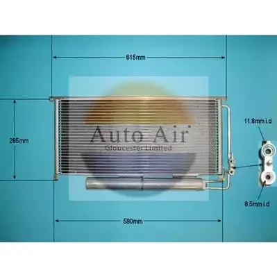 Радиатор кондиционера AUTO AIR GLOUCESTER X XWI2MX 16-1085 1231659247 AEL8YD изображение 0