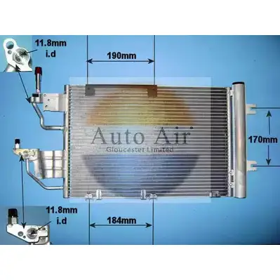 Радиатор кондиционера AUTO AIR GLOUCESTER 1231659315 SH7DU2 16-1099 X JX0GE изображение 0