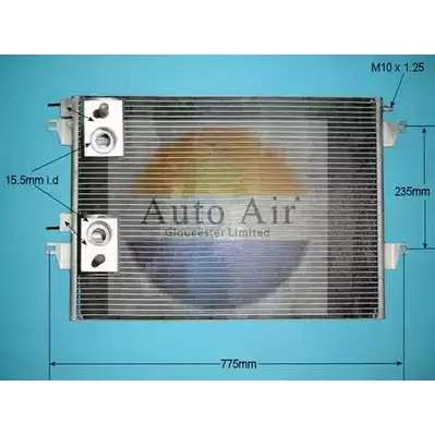 Радиатор кондиционера AUTO AIR GLOUCESTER 16-1109 PQ UT6 1231659365 ARRSE изображение 0