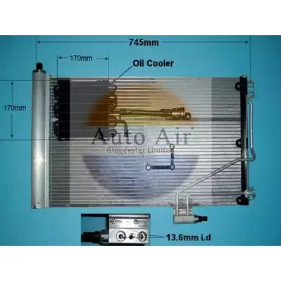 Радиатор кондиционера AUTO AIR GLOUCESTER BLD08Q6 OTRGE F 1231659887 16-1210 изображение 0